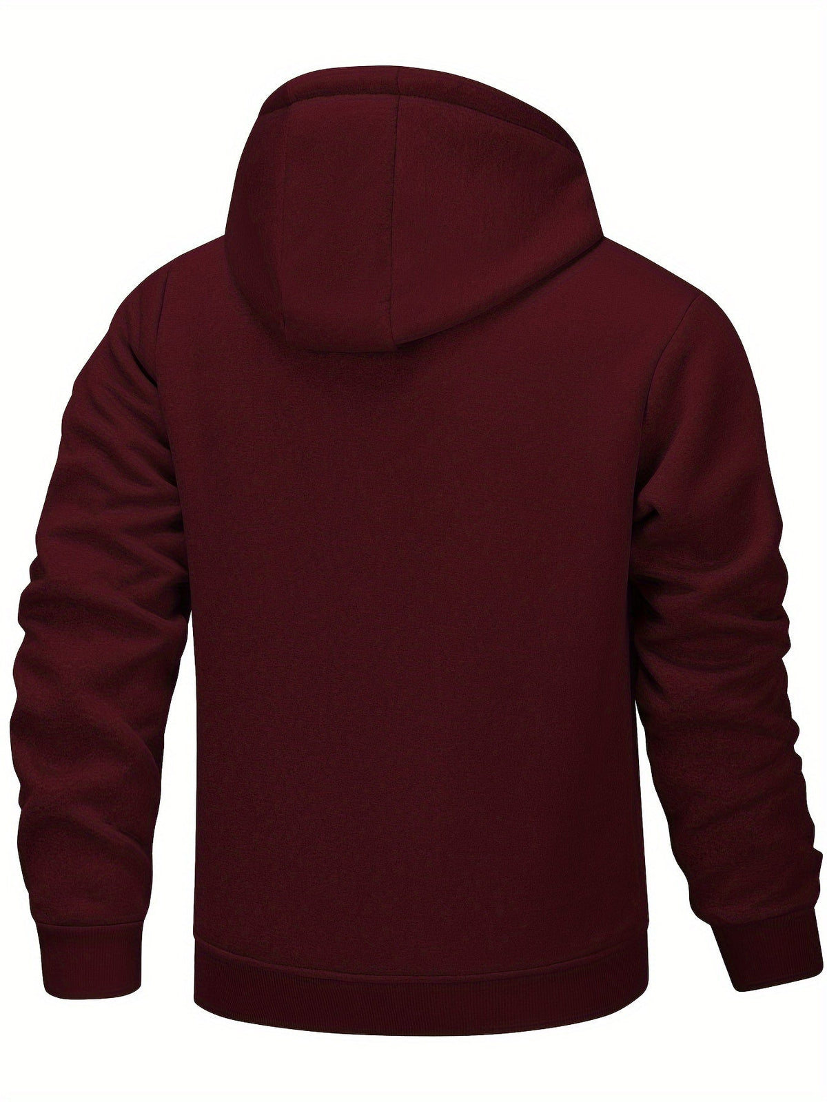 Chaqueta con capucha y cremallera de hombre