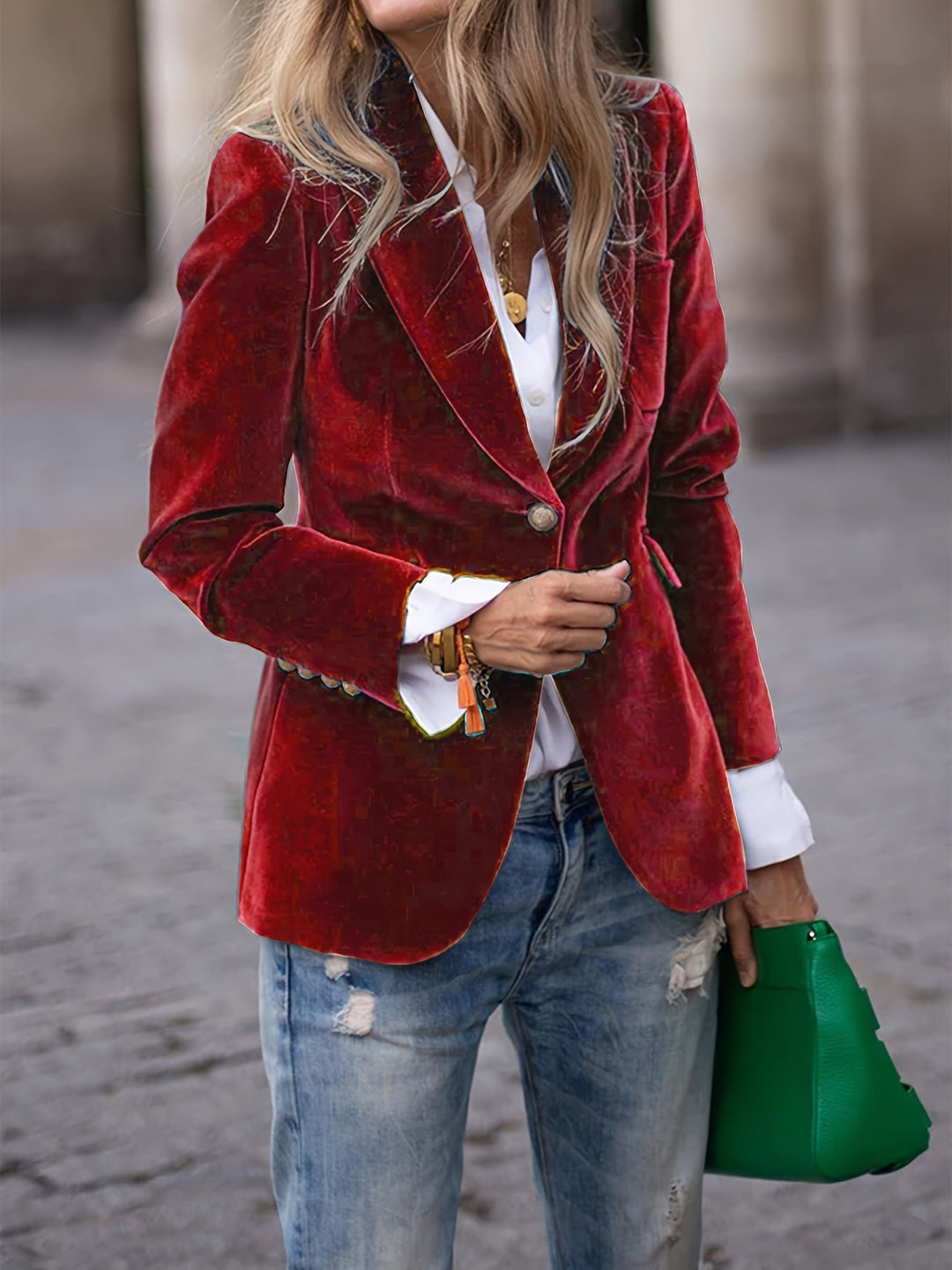 Irena | Elegant Women's Jacket with Button