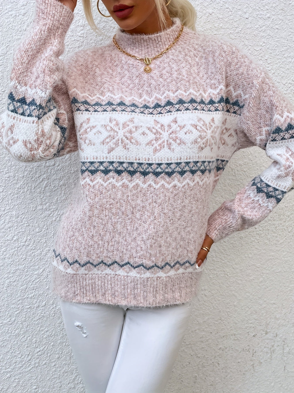 Women's Christmas Snowflake Jumper