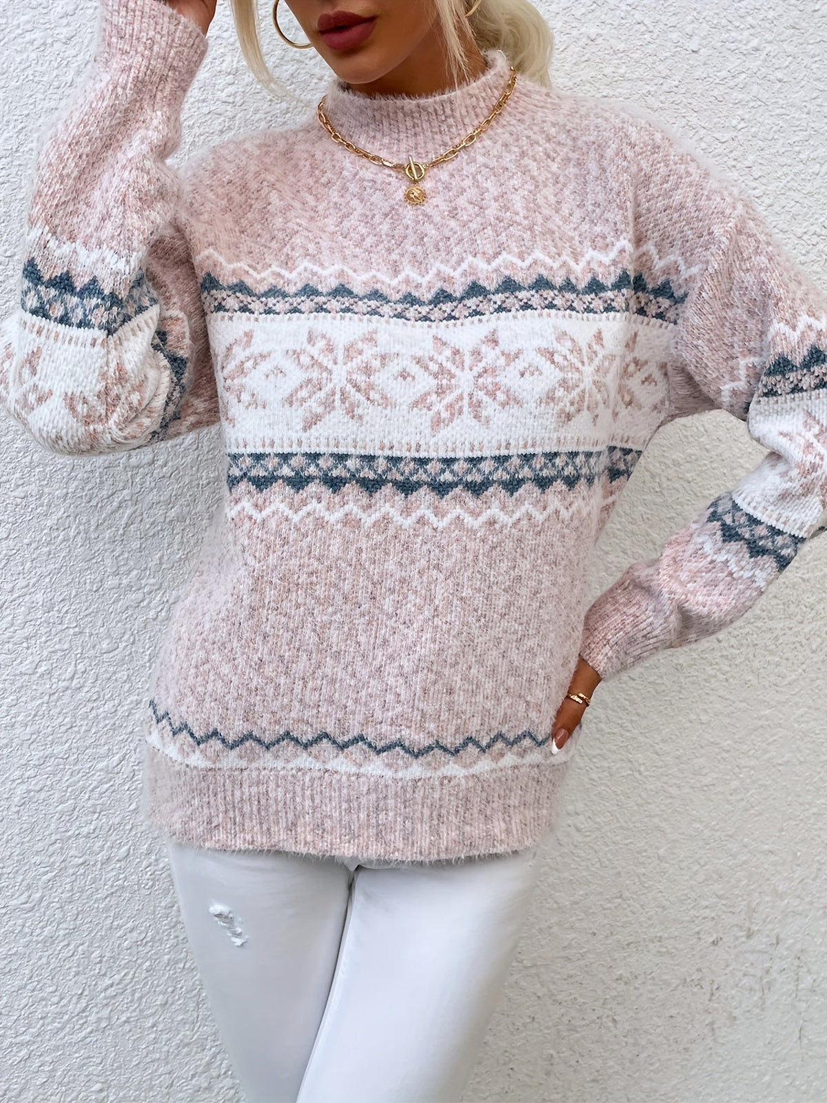 Women's Christmas Snowflake Jumper