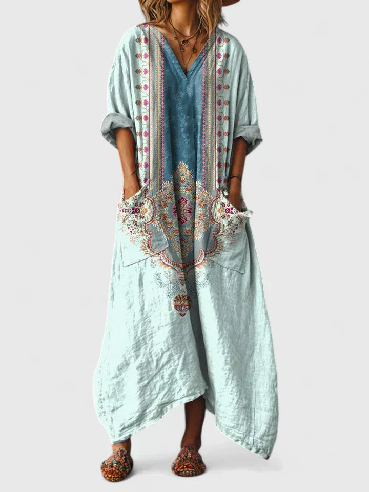 Alicja | Loose Maxi Dress with Pockets
