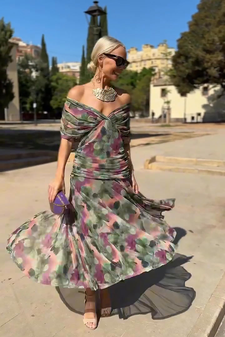 Women's Floral Maxi Dress