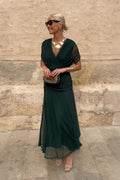 Vestido largo de flores para mujer