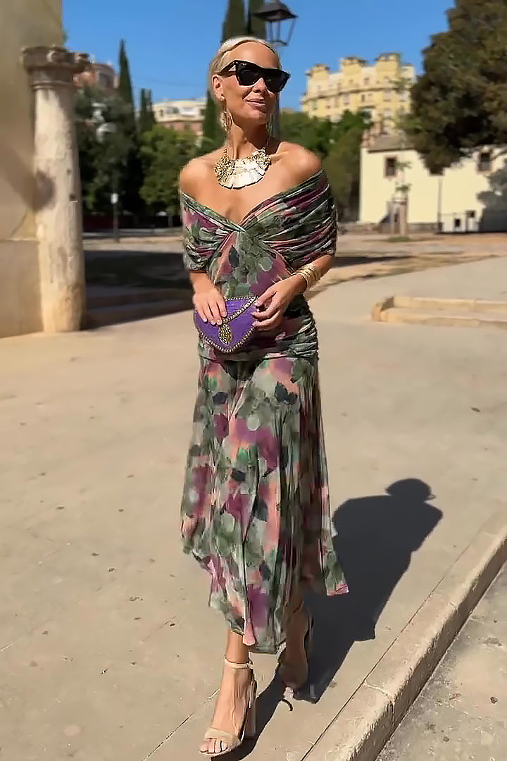 Women's Floral Maxi Dress