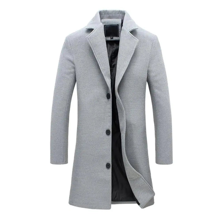 Men's Long Winter Overcoat