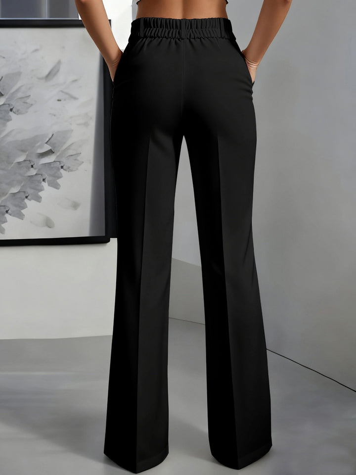 Women's High Rise Wide Leg Trousers