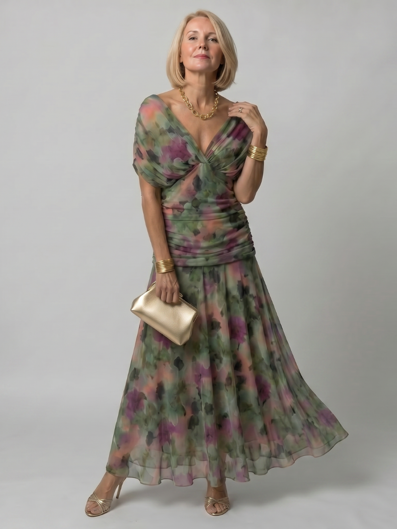 Women's Off Shoulder Midi Dress
