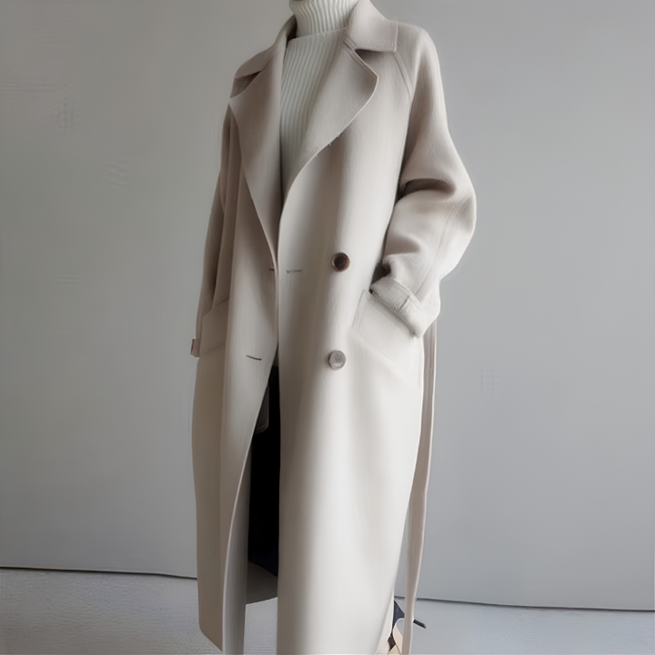 Women's Longline Button Coat