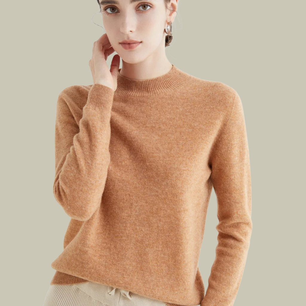Women's Merino Wool Roll Neck Jumper