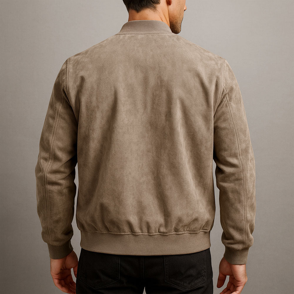 Matteo | Men's Premium Suede Bomber Jacket