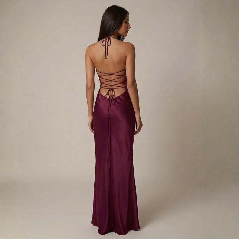 Women's Spaghetti Strap Maxi Dress