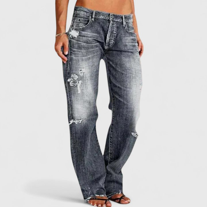Women's High Waisted Wide Leg Jeans
