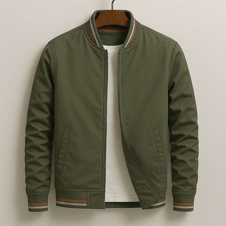 Men's Ribbed Bomber Jacket