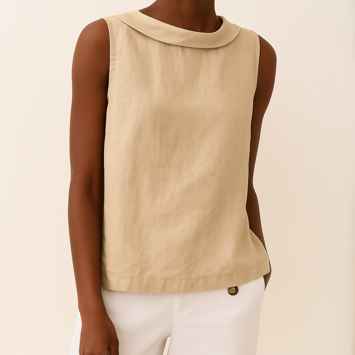 Magdalena | Women's Sleeveless Turtleneck Top
