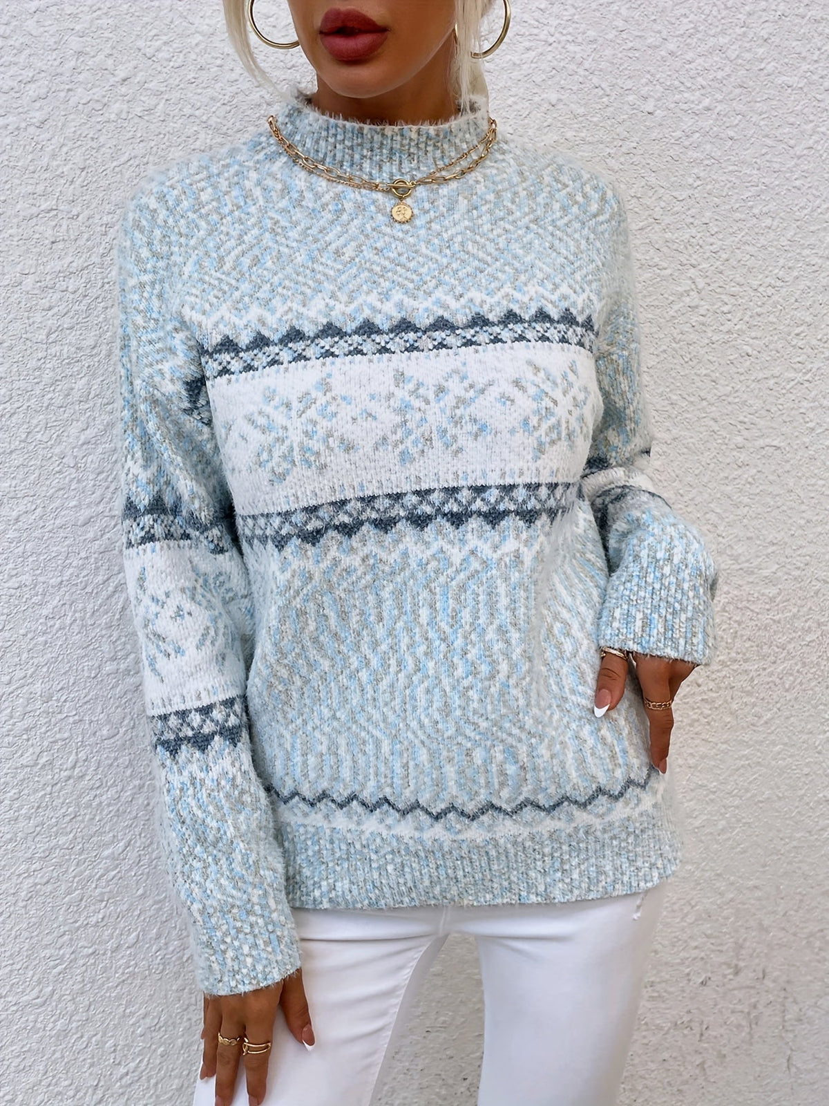 Women's Christmas Snowflake Jumper