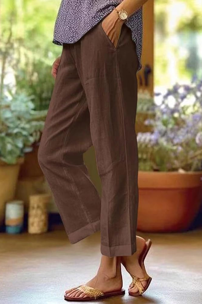 Danuta | Women's Summer Wide Trousers