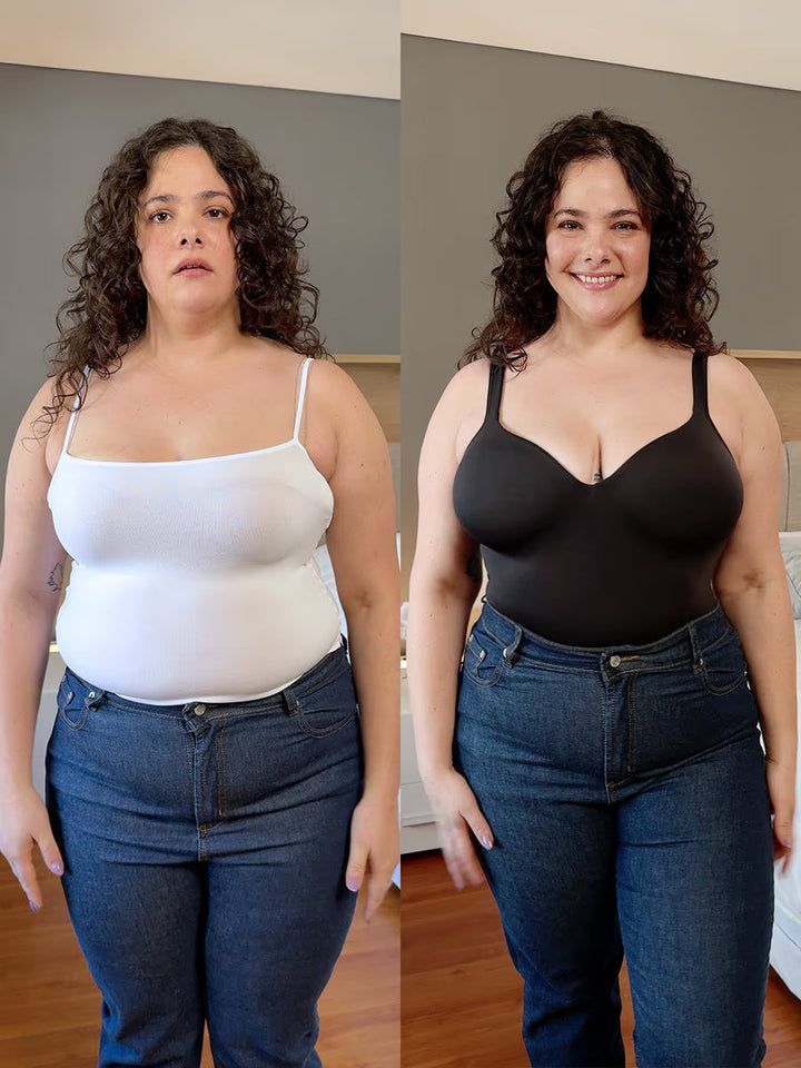 Women's T-shirt with Built-in Bra