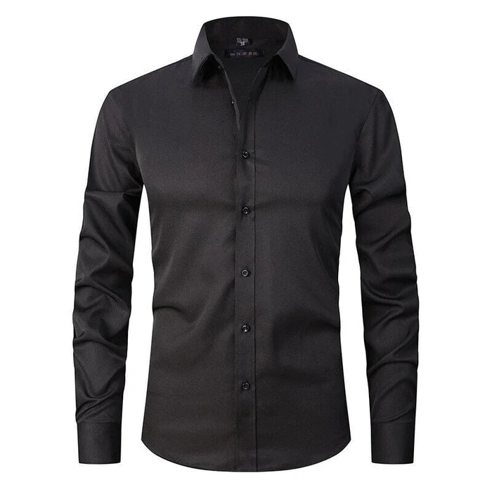 Men's Stretch Business Shirt with Long Sleeves