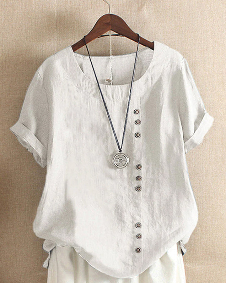 Women's Summer Blouse With Buttons