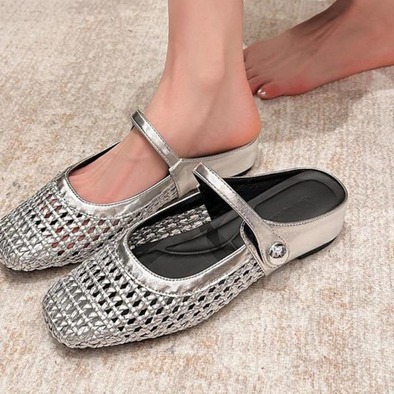 Ewa | Women's Orthopedic Ballet Flats with Strap