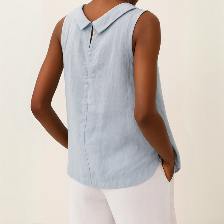 Magdalena | Women's Sleeveless Turtleneck Top