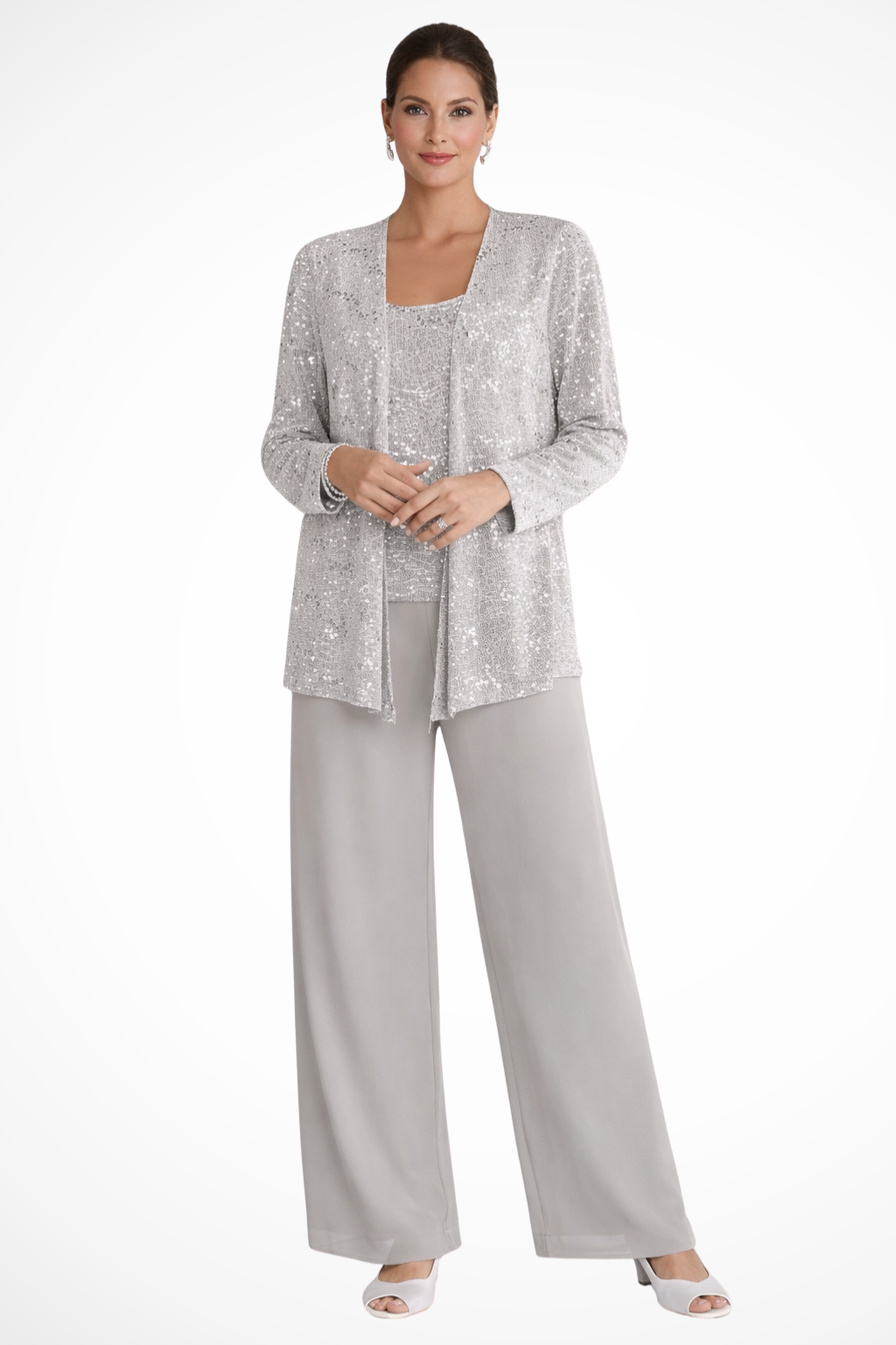 Women's Wedding Guest Three Piece Trouser Suit