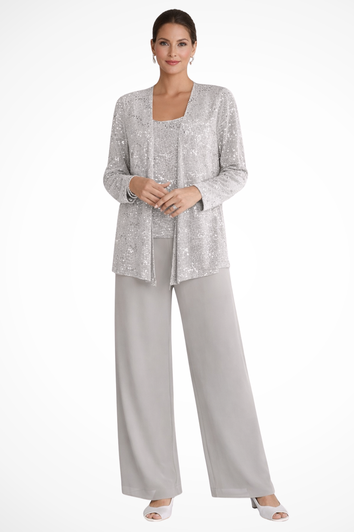 Women's Wedding Guest Three Piece Trouser Suit