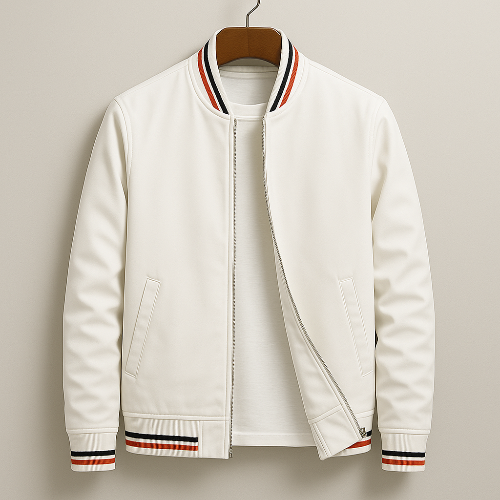 Men's Ribbed Bomber Jacket