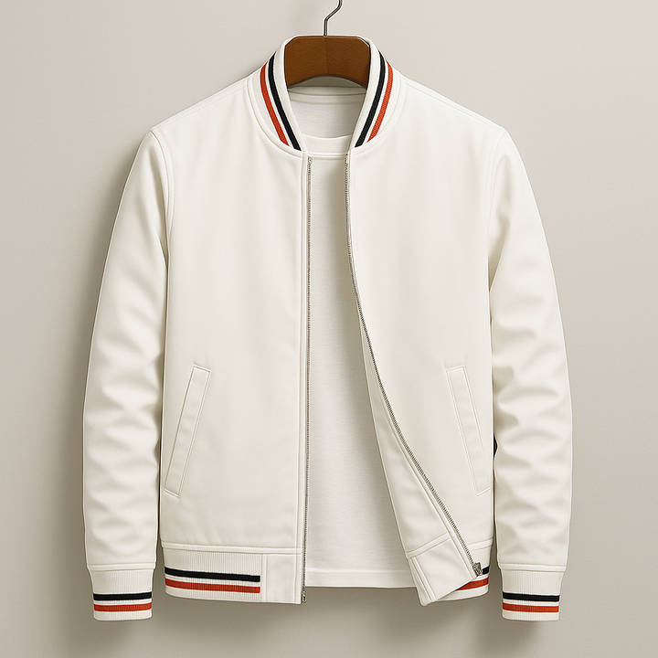 Men's Ribbed Bomber Jacket