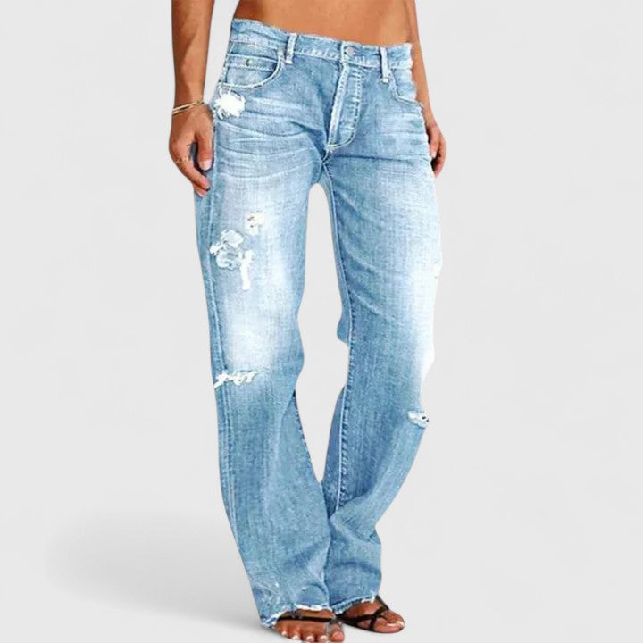 Women's High Waisted Wide Leg Jeans