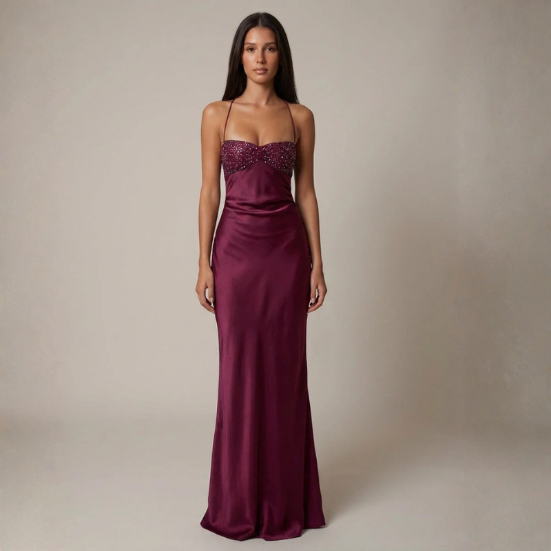 Women's Spaghetti Strap Maxi Dress