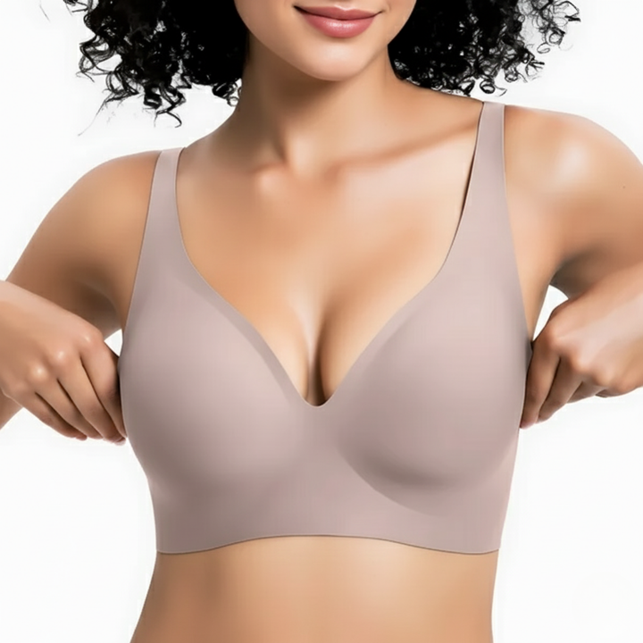 Women's V-Neck Bra Without Underwire