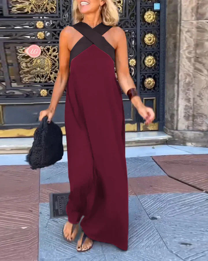 Paulina | Airy Wrap Maxi Dress