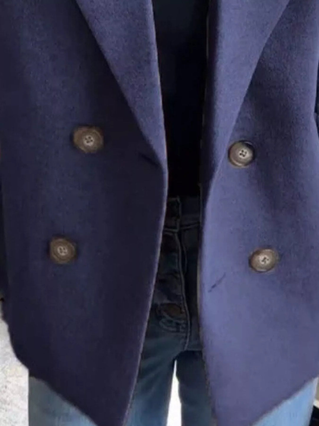 Women's Mid-Length Shawl Collar Coat