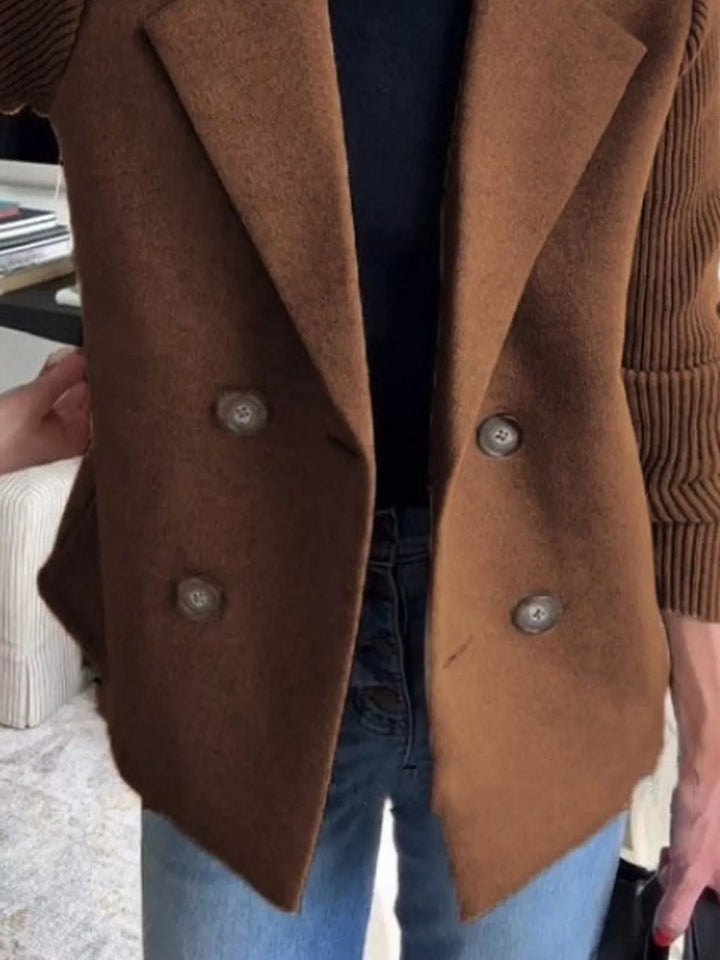 Women's Mid-Length Shawl Collar Coat