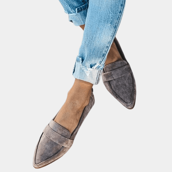 Women's Leather Slip-On Loafers