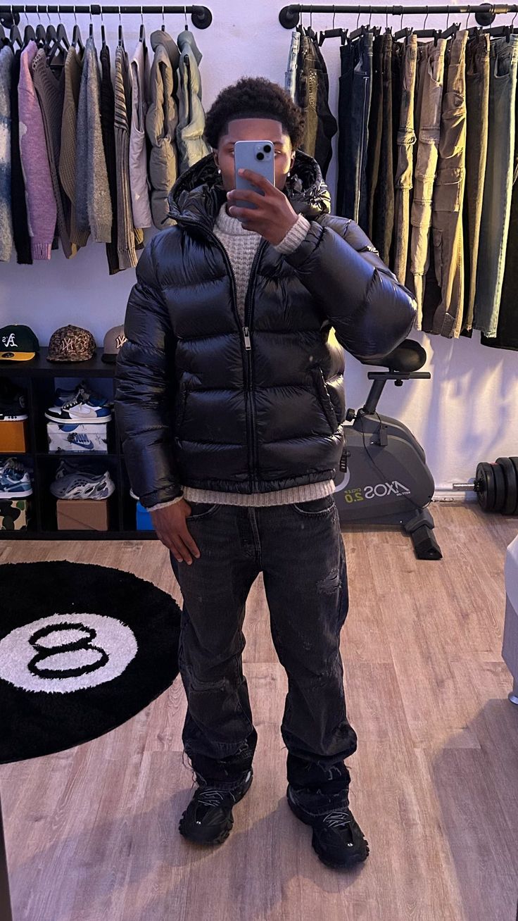 Men's Hooded Puffer Jacket