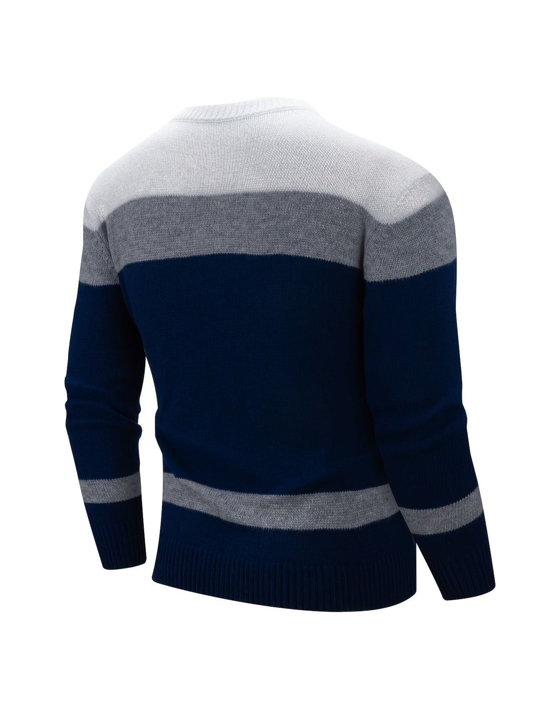 Men's Cable Knit Crew Neck Jumper