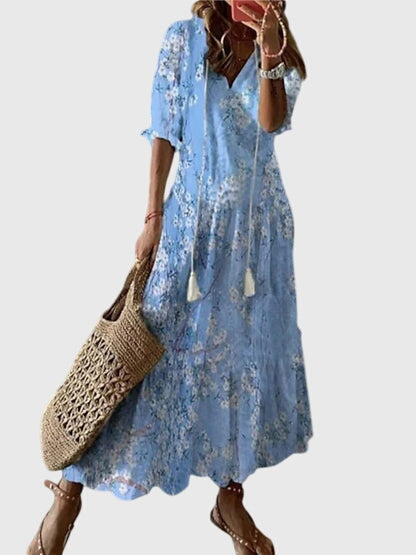 Natalia | Women's Summer Midi Boho Dress