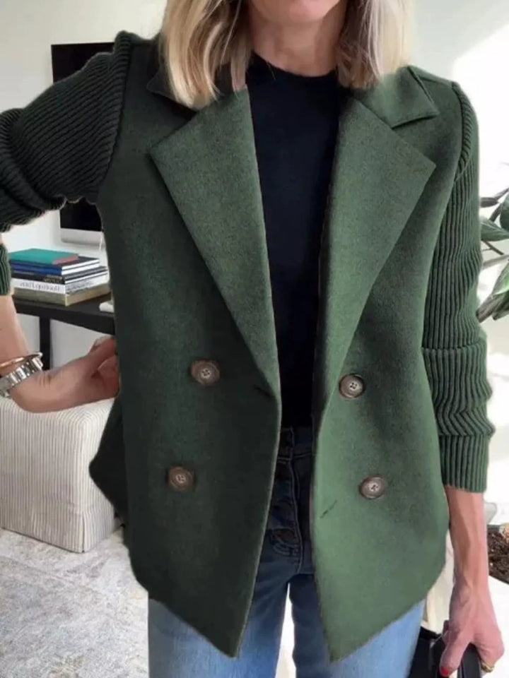 Women's Mid-Length Shawl Collar Coat
