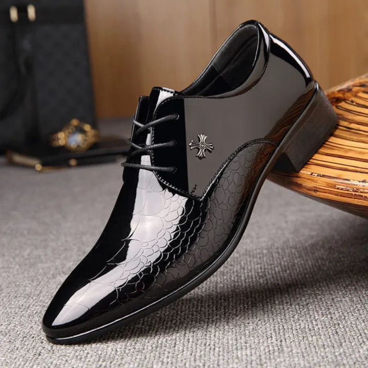Aleksander | Men's Patent Leather Formal Shoes