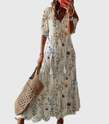 Natalia | Women's Summer Midi Boho Dress