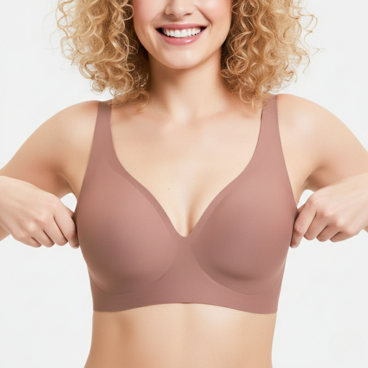 Women's V-Neck Bra Without Underwire