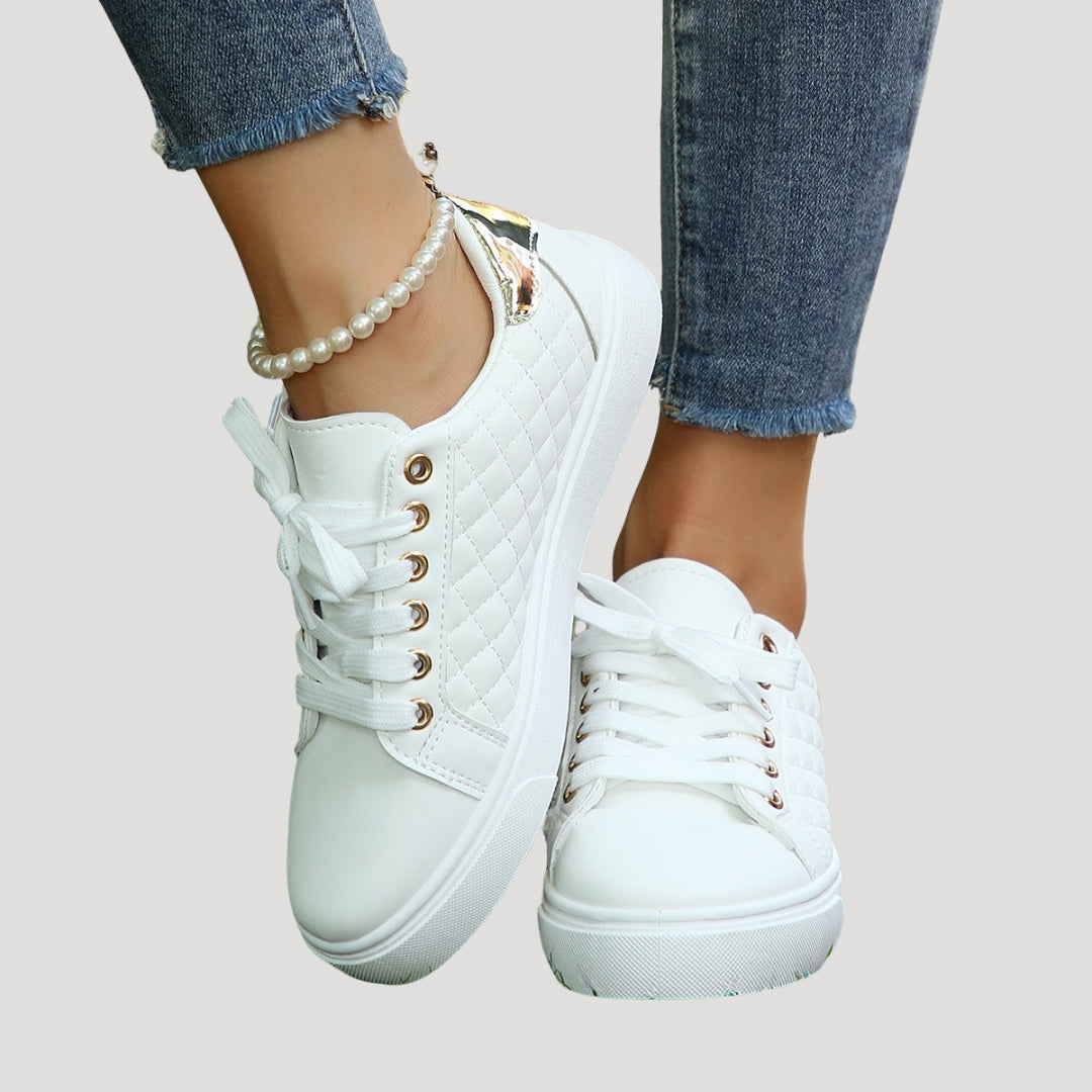 Women's Lace-Up Casual Sneakers