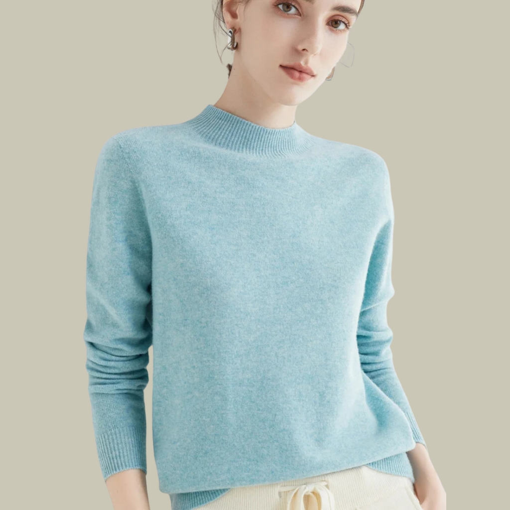 Women's Merino Wool Roll Neck Jumper