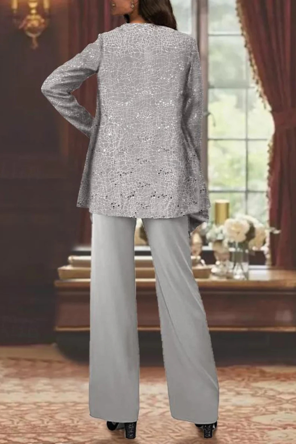 Women's Wedding Guest Three Piece Trouser Suit