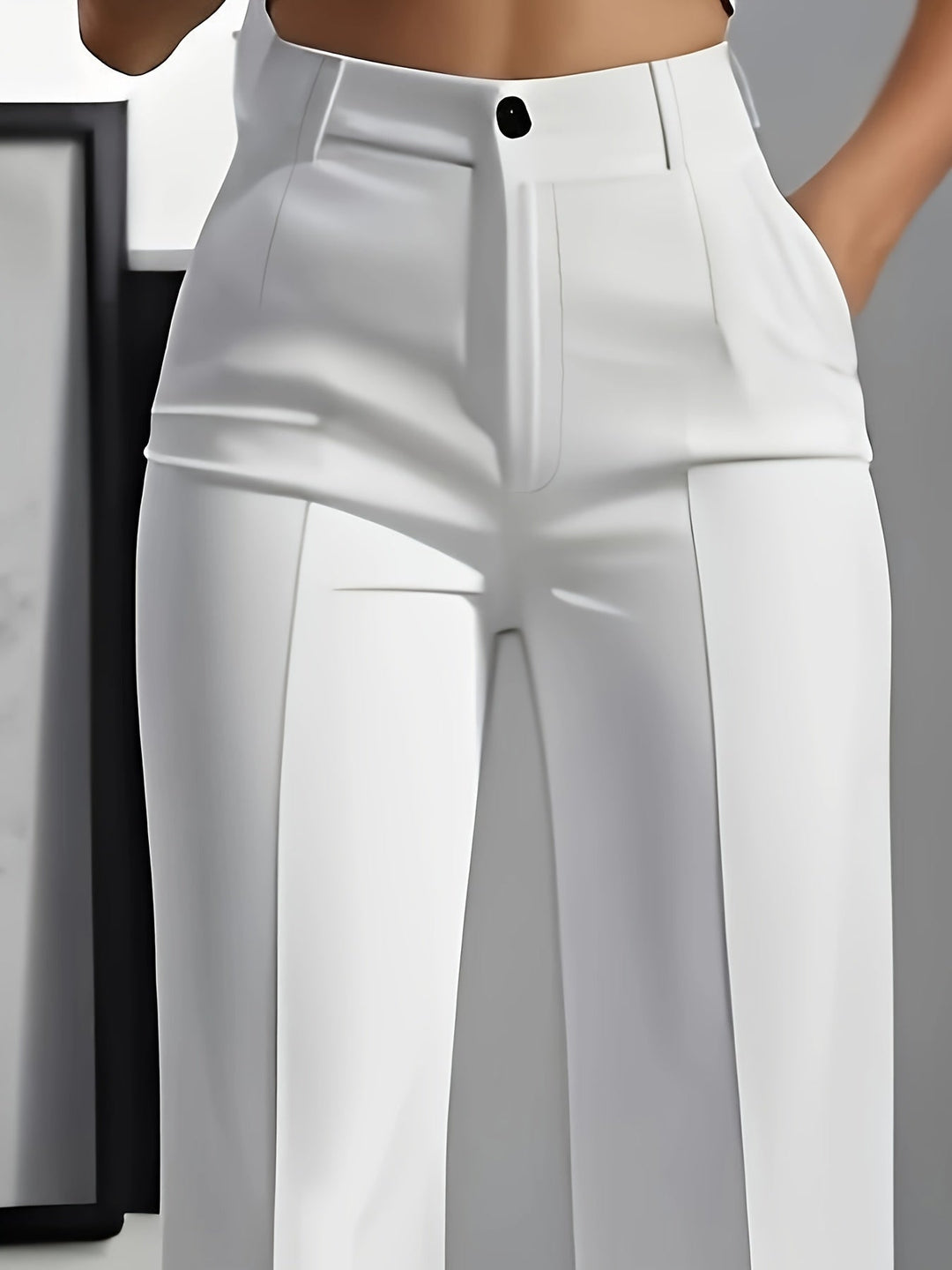 Women's High Rise Wide Leg Trousers