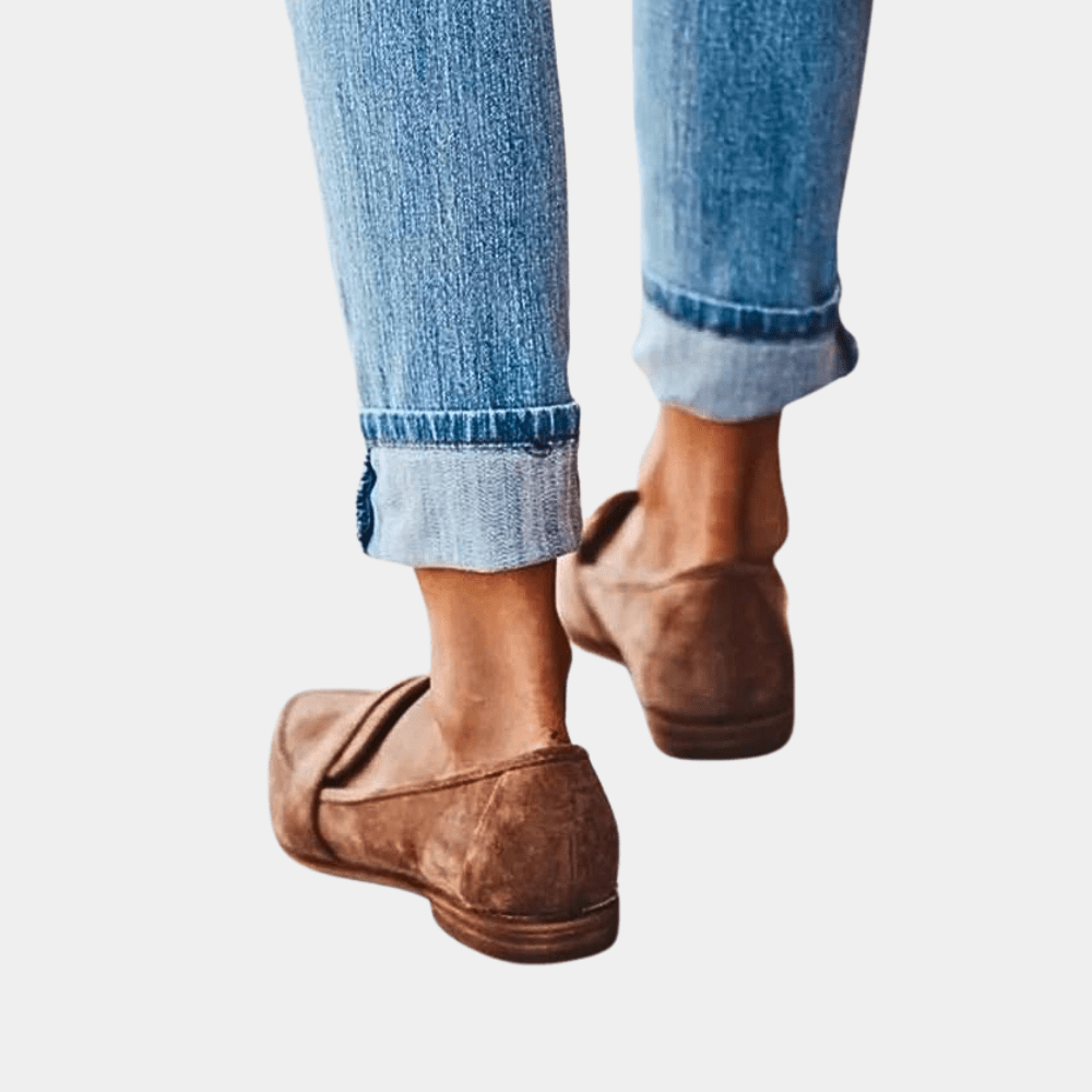 Women's Leather Slip-On Loafers