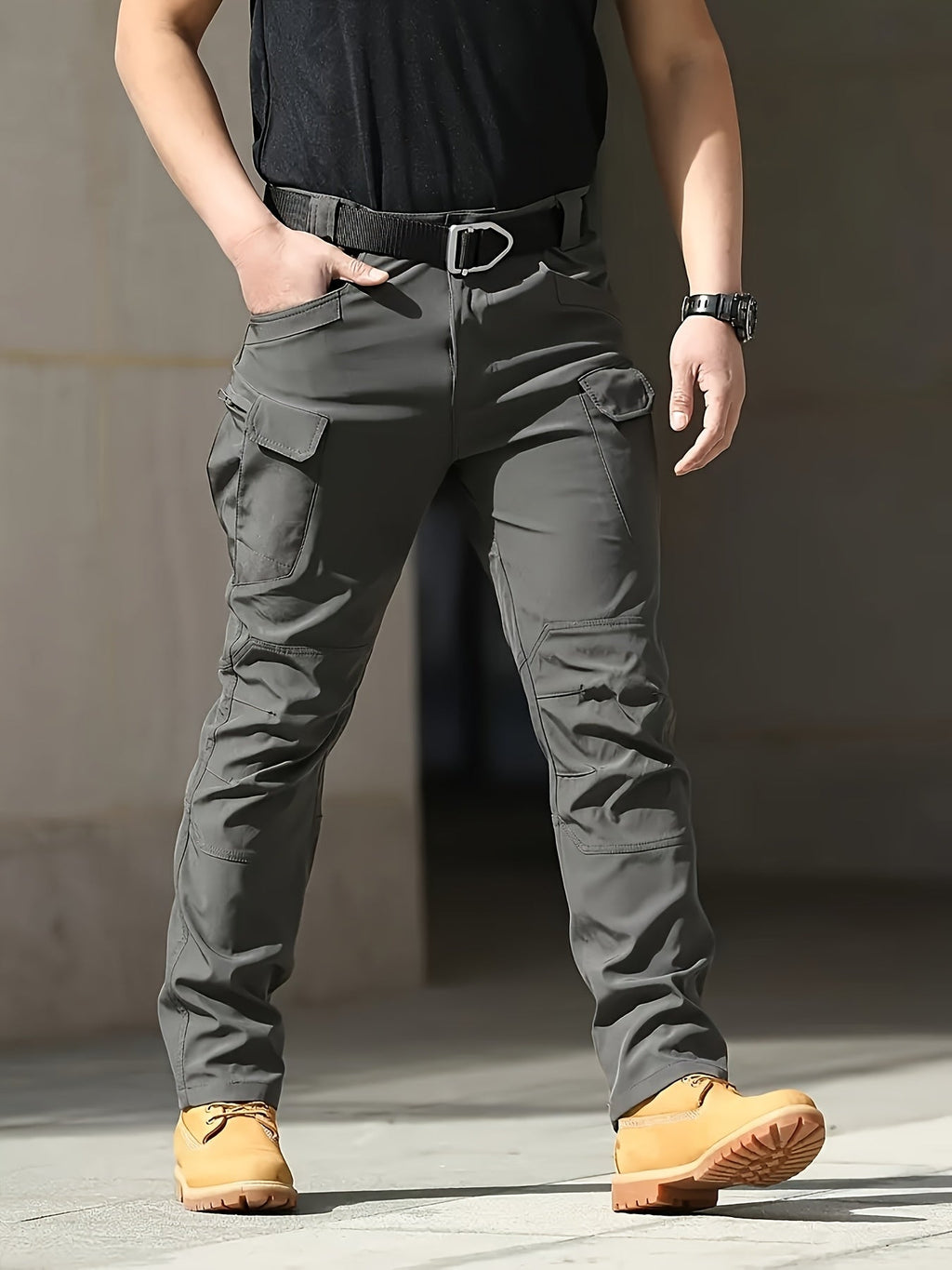 Pantalon utilitaire pour homme avec plusieurs poches