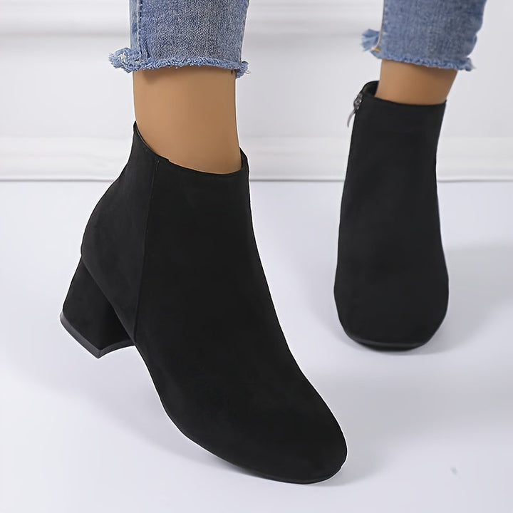 Women's Block Heel Chelsea Ankle Boots
